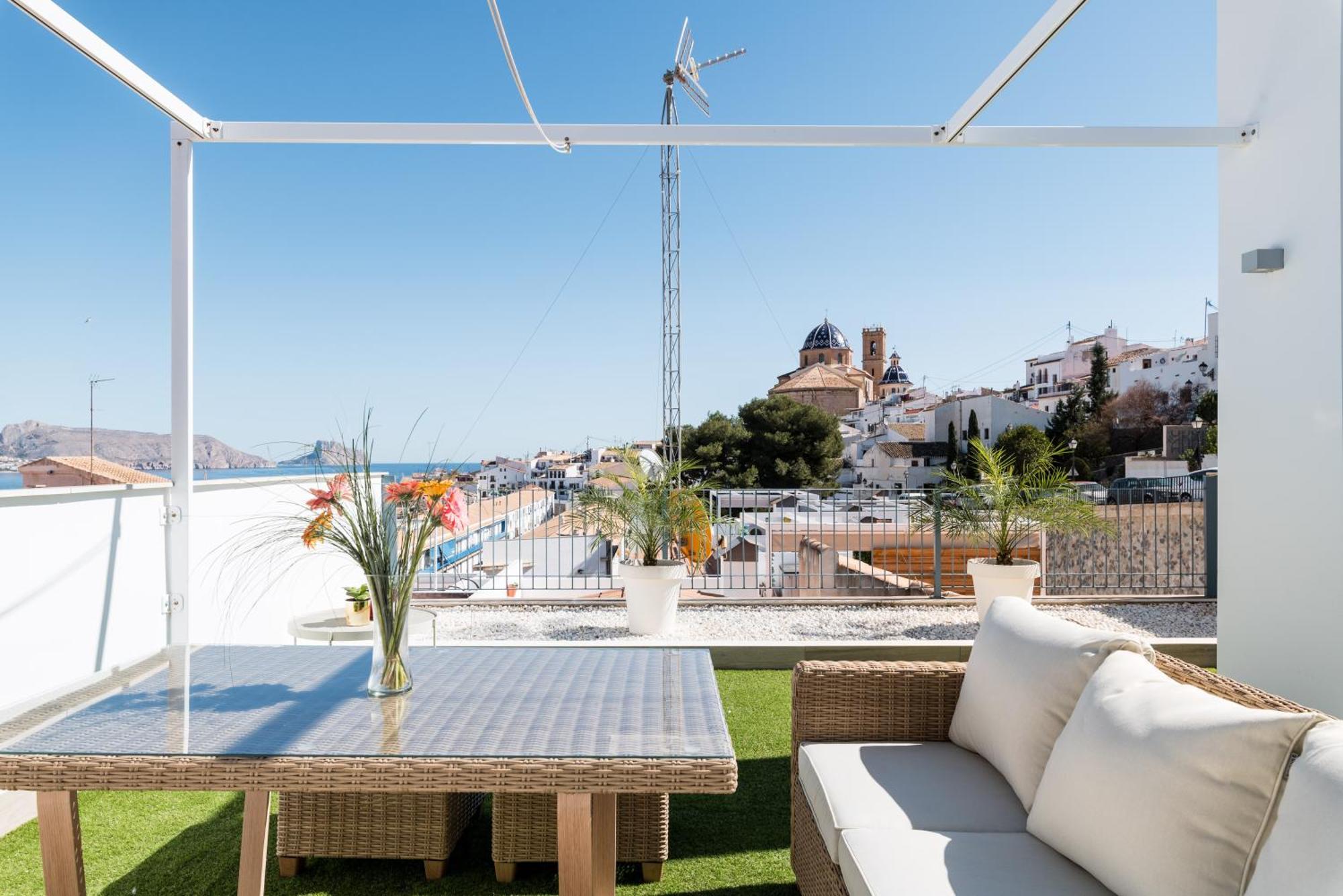 Atico Vistas Al Mar, Terraza, Piscina Y Parking By Vero Altea Kültér fotó