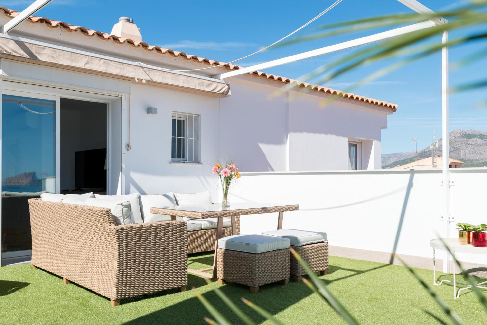 Atico Vistas Al Mar, Terraza, Piscina Y Parking By Vero Altea Kültér fotó